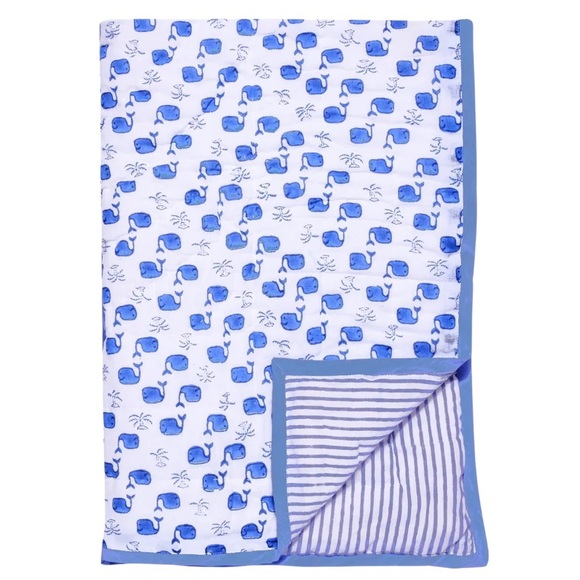 Roller Rabbit Bedding Roller Rabbit Moby Whale Baby Quilt Poshmark